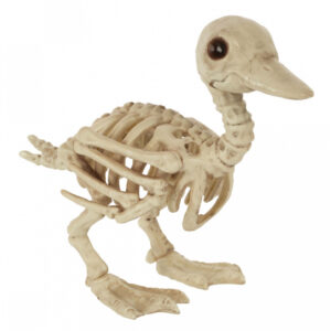 Skelett Baby Ente 19cm  Halloween Deko