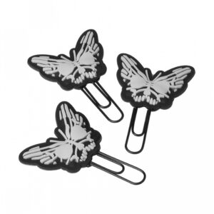 Darkspell Büroklammern KILLSTAR  Schmetterlingsform