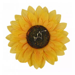 Gelbe Sonnenblume als Brosche  Accessoire