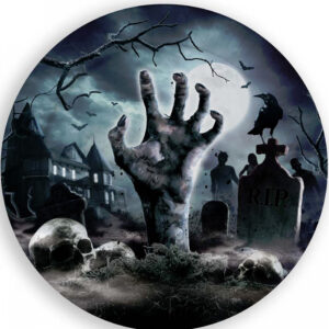 Halloween Pappteller Zombie Friedhof 6 St. ➔ Deko