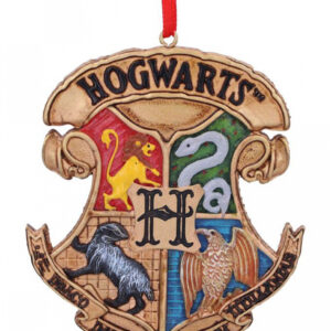Harry Potter Hogwarts Crest Christbaumkugel ★