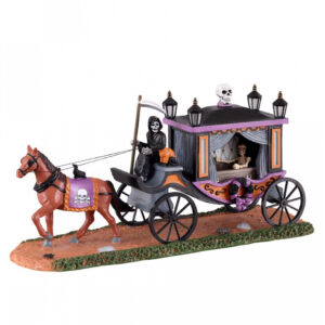 Lemax Spooky Town - Gespenstischer Viktorianischer Leichenwagen ✩