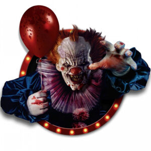 3D Deko Folie Horror Clown selbstklebend ?