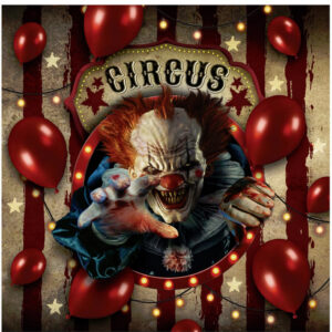 Horror Clown Zirkus Servietten 12 St. ★ kaufen
