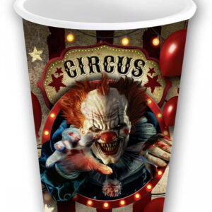 Horror Clown Zirkus Pappbecher klein 6 St. kaufen!