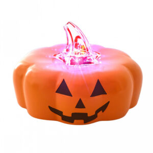 Scary Kürbis LED Teelicht 7cm Halloween Giveaway