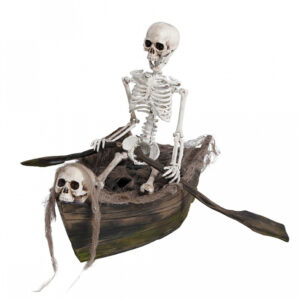 Skelett im Boot Halloween Animatronic Halloween Dekoration