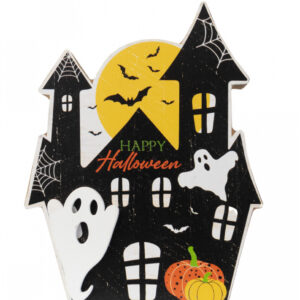 Haunted House Aufsteller Happy Halloween 12cm ✩