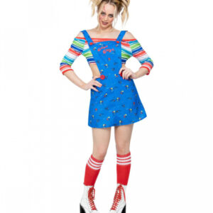 Chucky Kostüm für Damen  Serienmörder Verkleidung S