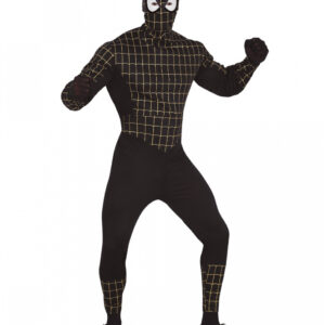 Schwarzer Spinnen Superheld Kostüm kaufen L