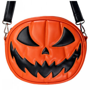 Orange Kürbis Handtasche für Halloween ✰