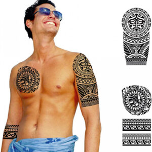 Temporäre Maori Tattoos für Fasching kaufen!