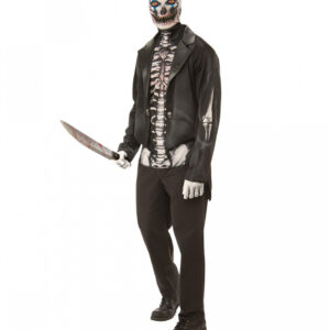 Skelett Killer Kostüm  Slasher-Kostüm XL