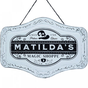 Dekoschild Matilda's Magic Shoppe aus Zinn 37cm ordern