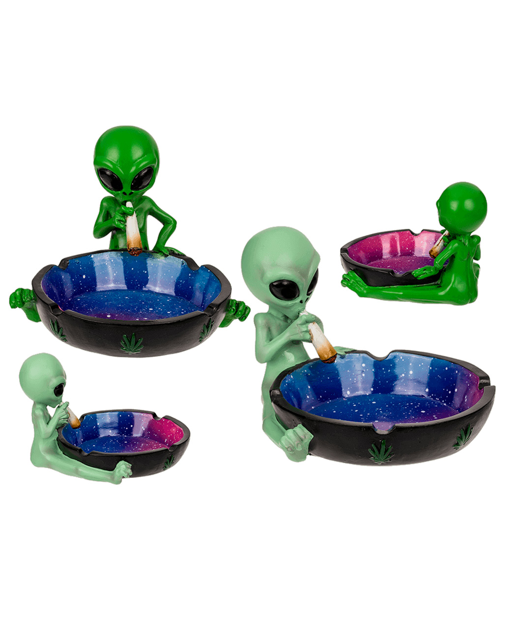 aschenbecher alien mit joint geschenkartikel ashtray alien 36898