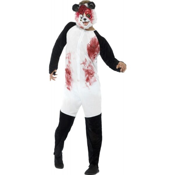 bloody zombie panda kost m f r erwachsene 3