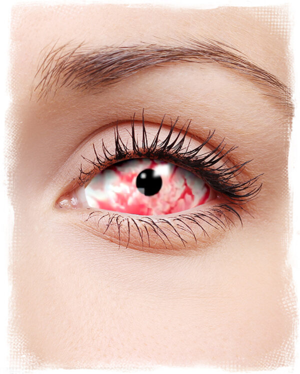 bloody zombie sclera kontaktlinsen halloween und horror special make up effekte professionelle halloween schminke sclera contact lenses 55256