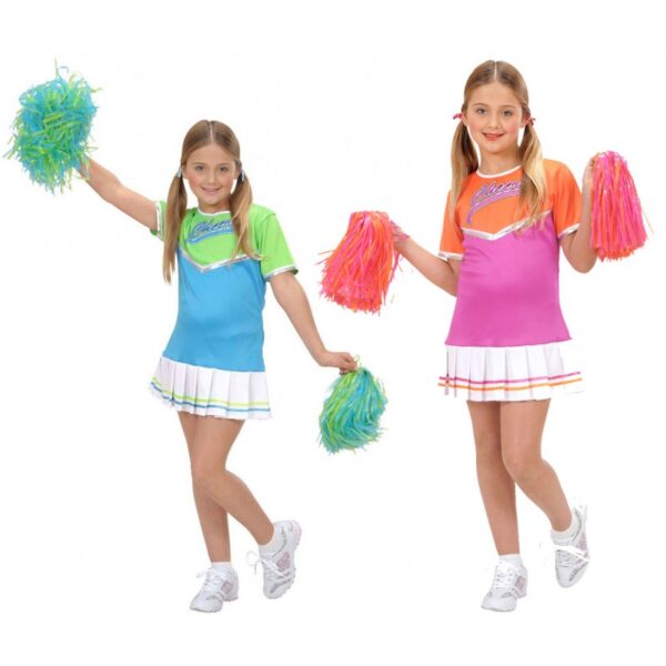 cheerleader kinderkostuem 2 farben