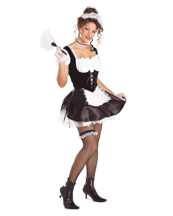 dienstmaedchen kostuem sexy french maid costume rocky horror picture show kostuem 8801830