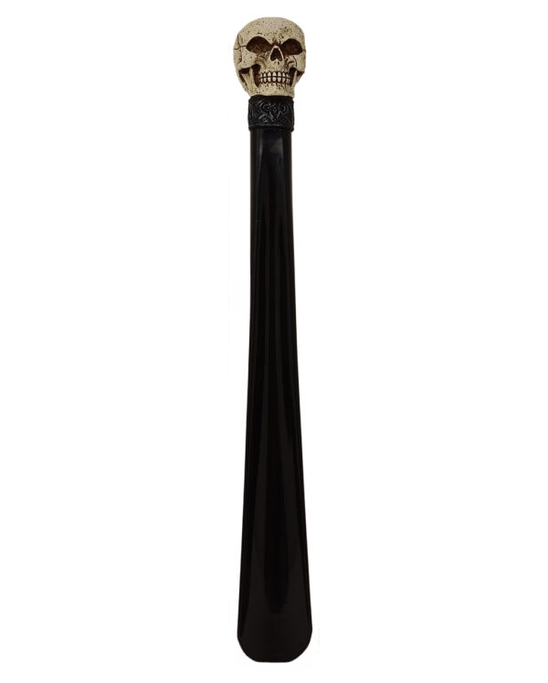 gothic schuhloeffel mit totenkopf gothic shoehorn with skull gothic wohnaccessoire gothic geschenkidee 54838 01