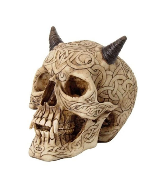 horrorshop com keltischer totenschaedel celtic skull totenkopf dekoration gothic dekoration 13675