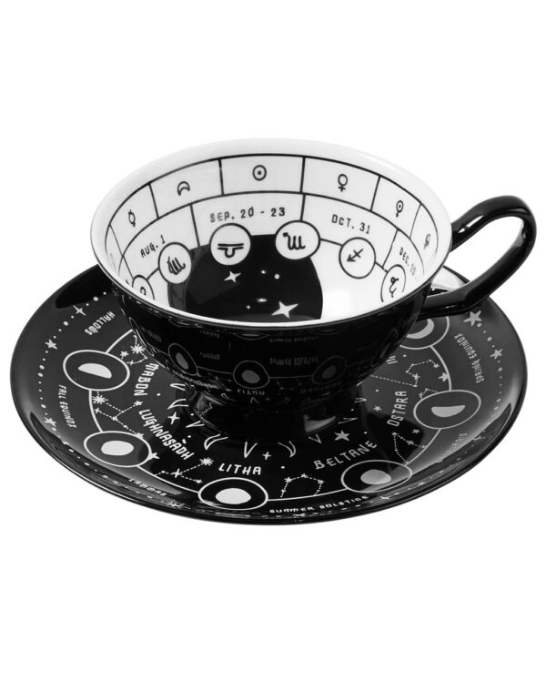 killstar cosmic teetasse mit untertasse killstar cosmic tea cup and saucer gothic wohnaccessoire 51224 01