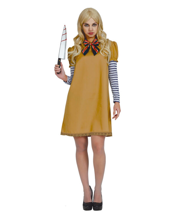 megan kostuem megan woman costume halloween megan horrorpuppe verkleidung 55498