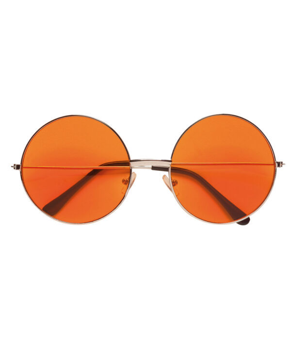 orange 70er sonnenbrille flower power sonnenbrille blumenkinder sonnenbrille hippie nickel sonnenbrille orange 70is sunglasses 17265 1