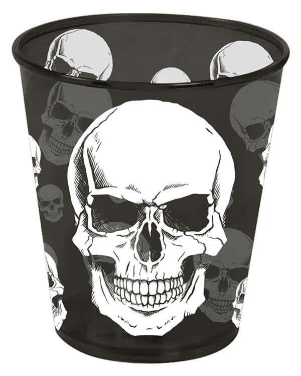 scary skull partybecher scary skull party cup gruseliger totenkopf halloween trinkbecher 55424
