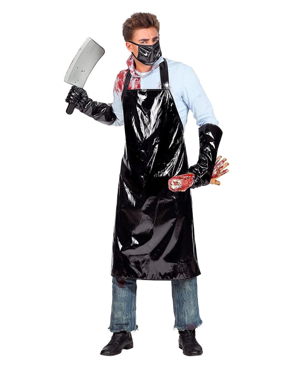 serienkiller schuerze mit handschuhe serienmoerder schuerze mit handschuhe serial killer apron with gloves 39139 01