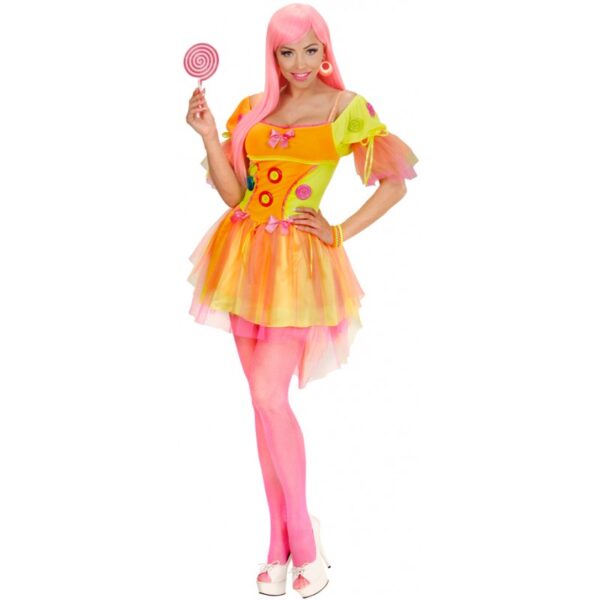 sexy fantasy candy clown kostuem1