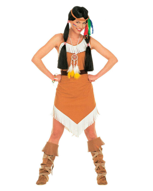 squaw indianerin kostuem haeuptlingstochter verkleidung fasching rothaut kostuem damen karneval 15875 2fff753493