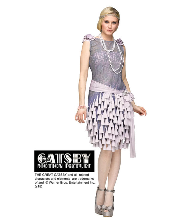 the great gatsby daisy buchanan damenkostuem karnevalkostuem faschingskostuem daisy bluebells dress 25741