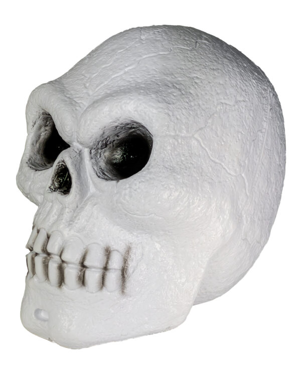 totenschaedel mit led und sound halloween totenkopf deko halloween skull with led and sound decor 55508