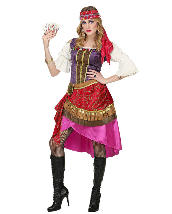 wahrsagerin kostuem zigeunerin kostuem kartenlegerin kostuem gypsy lady costume 36564 01