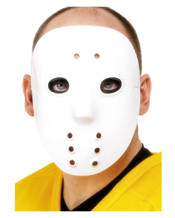 weisse hockey maske eishockey maske halloween maske horror maske 24030