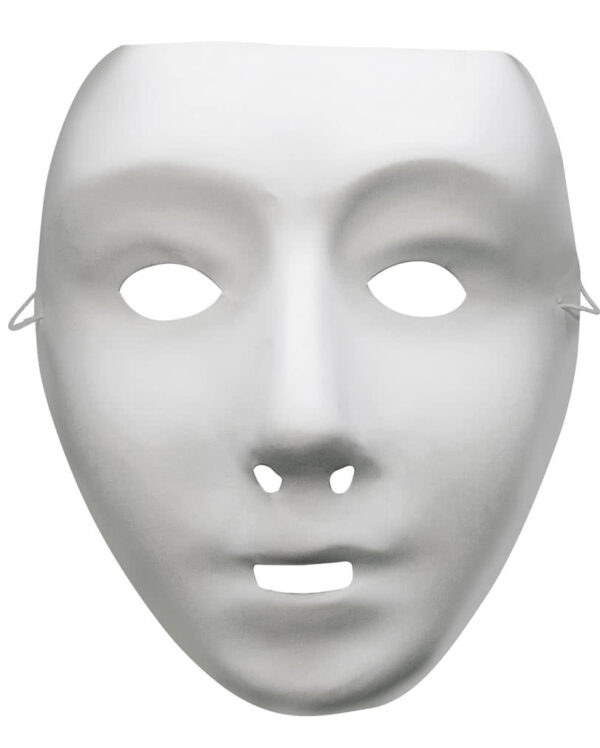 weisse roboter maske weisse gesichtsmaske preiswerte gesichtsmaske fuer fasching 23806