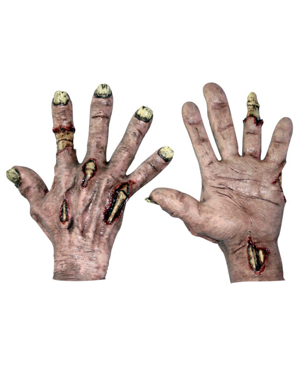 zombie handschuhe zombie haende halloween handschuhe halloween kostuemzubehoer 16460 01