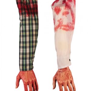 Abgetrennter blutiger Arm ✮ Halloween Körperteile als Deko