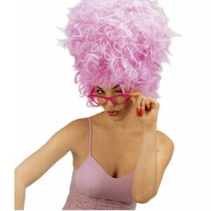 Brille 50er Retro Look pink  Faschingsbrillen online kaufen