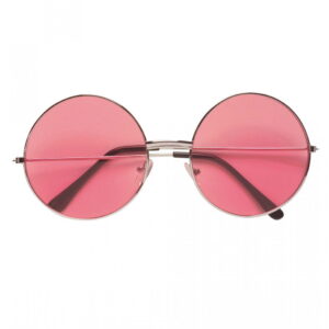 Pinke 70er Sonnenbrille  Günstig Hippie Brillen kaufen