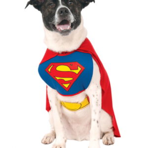 Superman Hunde Kostüm M für Fasching