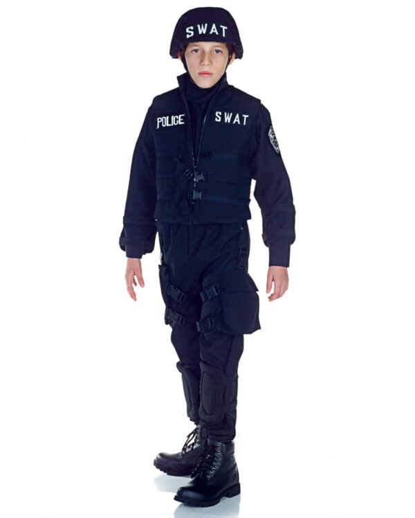 S.W.A.T. Polizei Kinderkostüm für Fasching XL