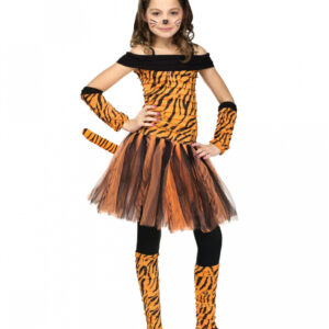Miss Tiger Mädchenkostüm   Im Kostümset ist alles drin für die Tigerin  Jetzt bestellen L