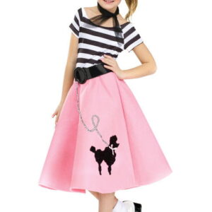 Soda Shop Sweetie Mädchenkostüm  50er Jahre Kostüm für Mädchen M