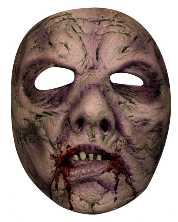 Blutige Zombie Horror-Maske für Fasching