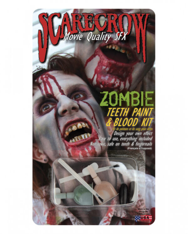 Zombie Zahnlack Spezial Make-up Effekt
