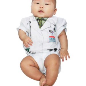 Oberarzt Baby Body   Lustiger Body für Babies mit Arzt-Motiv L