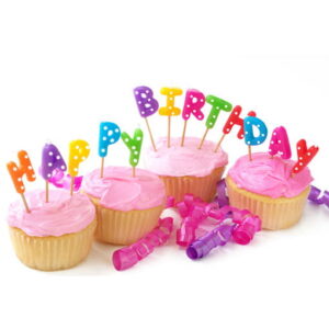 Happy Birthday Buchstabenkerzen   Farbenfrohe Geburtstagskerzen