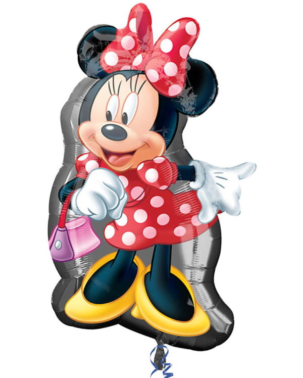 Folien Ballon Disney Minnie Mouse XL   farbiger Helium Ballon